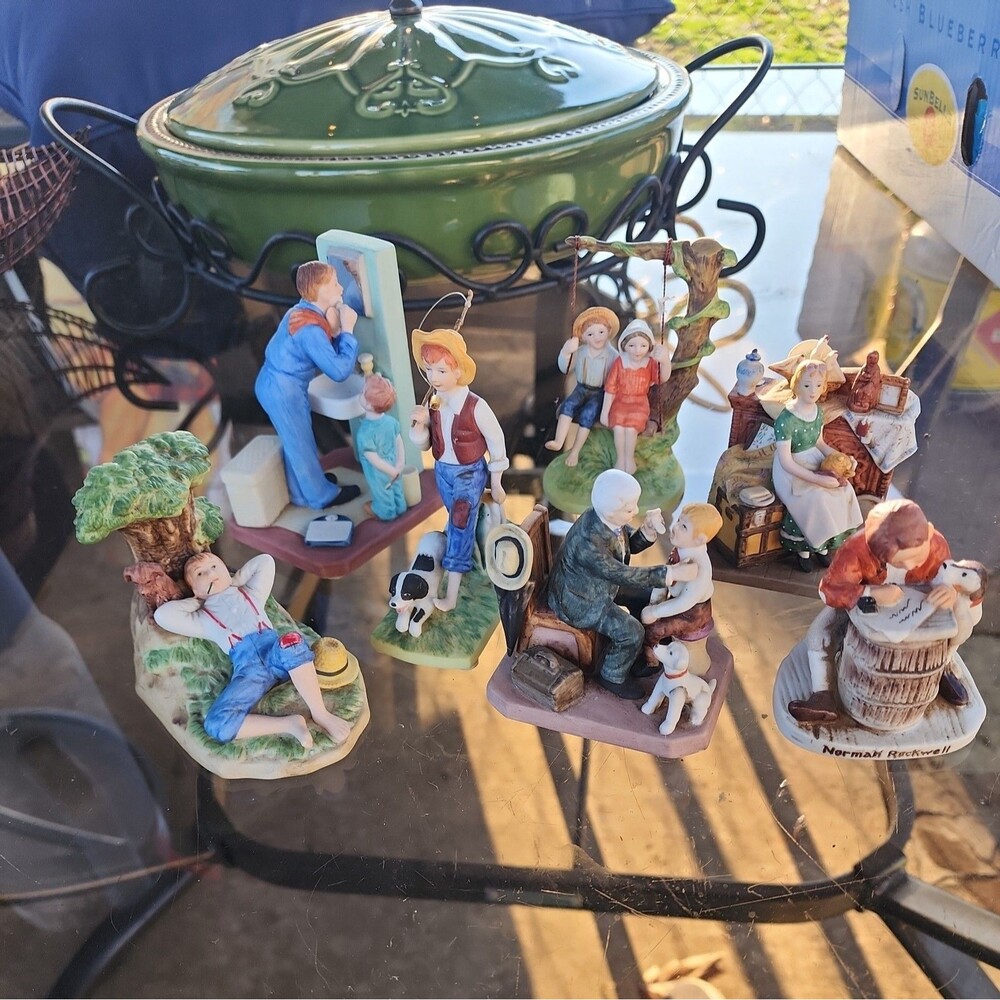 Norman Rockwell Figurines.  Total Of 6 Included